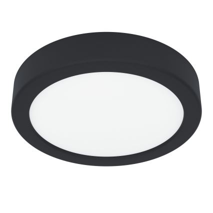 Eglo - Lampada da soffitto per bagno LED/7,5W/230V 2700/4000/6500K Ø 16,6 cm IP44 nera