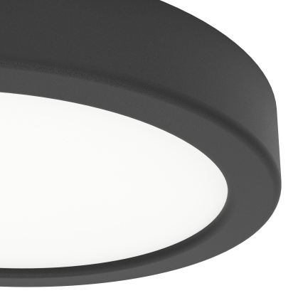 Eglo - Lampada da soffitto per bagno LED/7,5W/230V 2700/4000/6500K Ø 16,6 cm IP44 nera