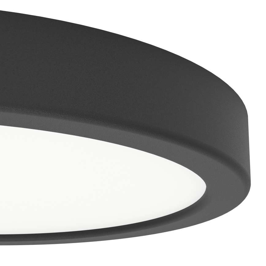 Eglo - Plafoniera LED a soffitto per bagno LED/11,5W/230V Ø 21,1 cm IP44 nero