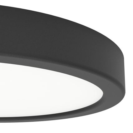 Eglo - Plafoniera da bagno LED/11,5W/230V 2700/4000/6500K Ø 21,1 cm IP44 nera