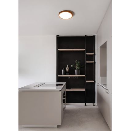 Eglo - Plafoniera da bagno LED/14,2W/230V 2700/4000/6500K Ø 27,8 cm IP44 nero