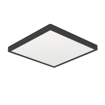 Eglo - Plafoniera da bagno a LED, 7W/230V, 15x15 cm, IP44, nera