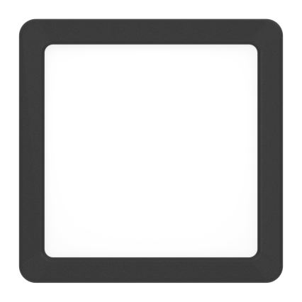 Eglo - Plafoniera da bagno LED/7W/230V 2700/4000/6500K 15x15 cm IP44 nero