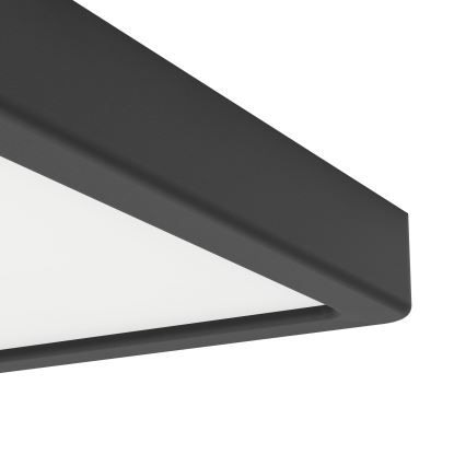 Eglo - Plafoniera da bagno a LED/10,5W/230V 2700/4000/6500K 22x22 cm IP44 nero