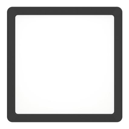 Eglo - Plafoniera da bagno a LED/10,5W/230V 2700/4000/6500K 22x22 cm IP44 nero