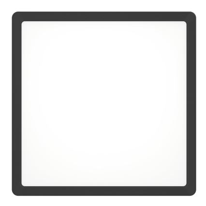 Eglo - Plafoniera LED da bagno 13W/230V 29x29 cm IP44 nero