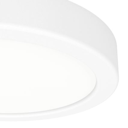 Eglo - Plafoniera da soffitto LED per bagno, 7,5 W, 230 V, 2700/4000/6500 K, Ø 16,6 cm, IP44, bianca