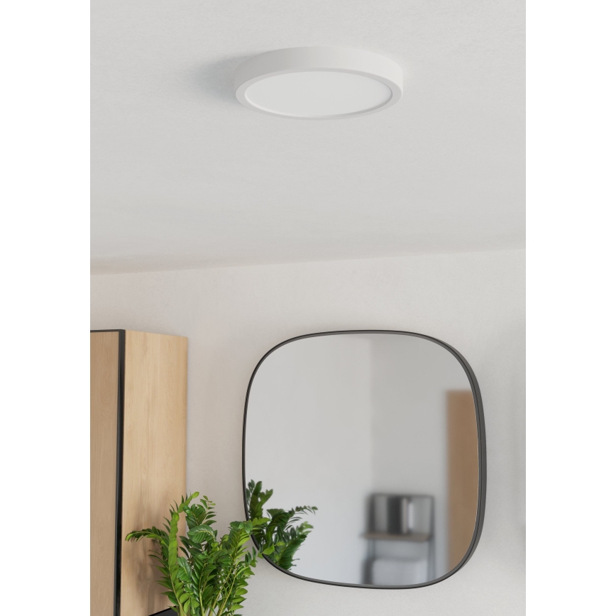 Eglo - Plafoniera da bagno LED/11,5W/230V Ø 21,1 cm IP44 bianca