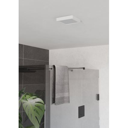 Eglo - LED plafoniera da bagno LED/7W/230V 2700/4000/6500K 15x15 cm IP44 bianco