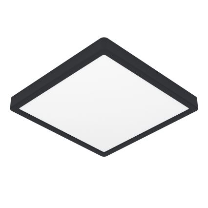 Eglo - Plafoniera da bagno LED RGBW dimmerabile LED/13,5W/230V 2700-6500K 29,5x29,5 cm IP44 nero