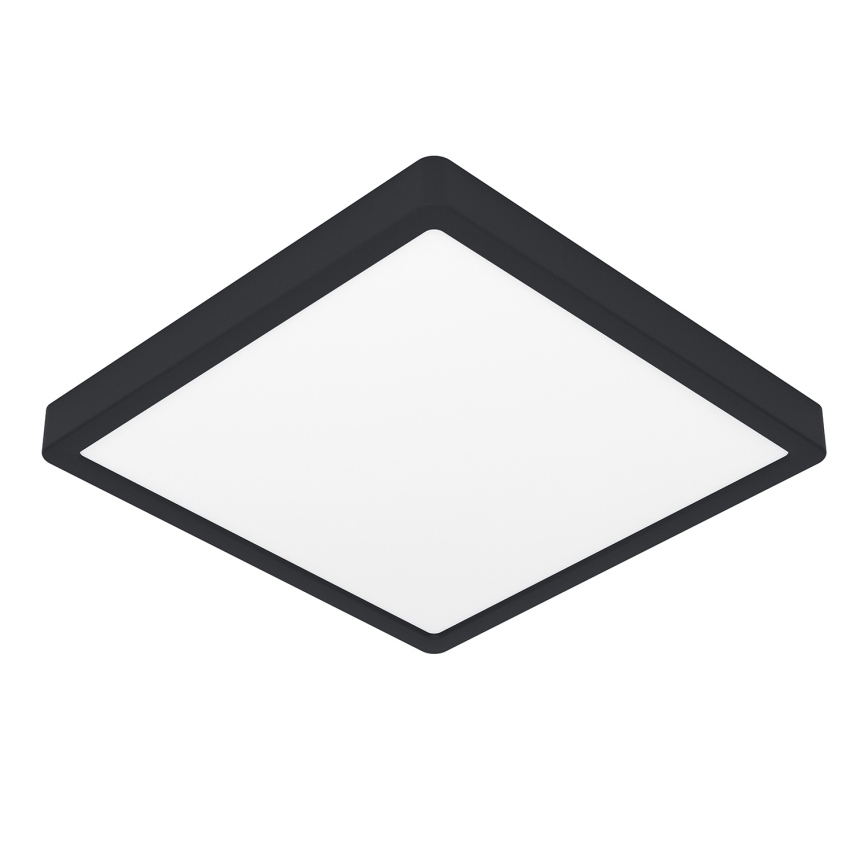 Eglo - Plafoniera da bagno LED RGBW dimmerabile LED/13,5W/230V 2700-6500K 29,5x29,5 cm IP44 nero