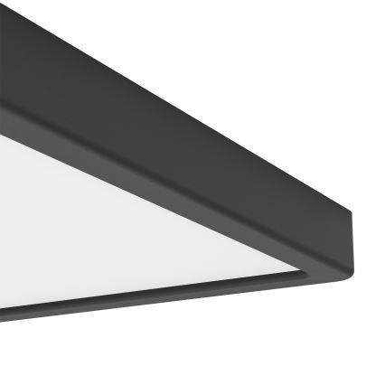 Eglo - Plafoniera da bagno LED RGBW dimmerabile LED/13,5W/230V 2700-6500K 29,5x29,5 cm IP44 nero