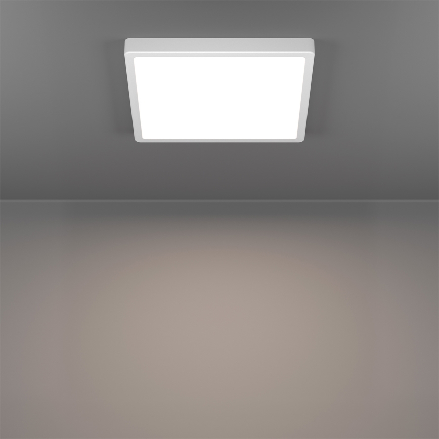 Eglo - LED RGBW plafoniera da bagno dimmerabile LED/13,5W/230V 2700-6500K 29,5x29,5 cm IP44 bianco