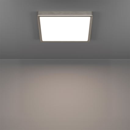 Eglo - Plafoniera LED RGBW dimmerabile da bagno LED/13,5W/230V 2700-6500K 29,5x29,5 cm IP44 cromo opaco
