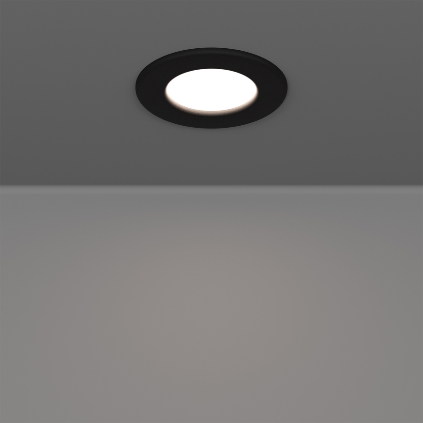 Eglo - Set da 3 faretti da incasso LED LED/3,7W/230V 2700/4000/6500K Ø 8,8 cm nero