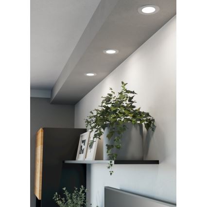 Eglo - Faretto da incasso LED/3,7W/230V 2700/4000/6500K Ø 8,8 cm bianco