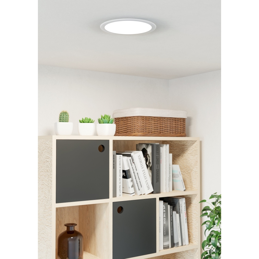 Eglo - Faretto da incasso LED/18,5W/230V 2700/4000/6500K diam. 21,6 cm bianco