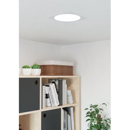Eglo - Plafoniera da incasso LED/18,5W/230V 2700/4000/6500K 21,6x21,6 cm bianca