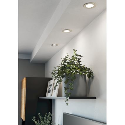Eglo - Faretto da incasso LED/3,7W/230V 2700/4000/6500K Ø 8,8 cm cromo opaco
