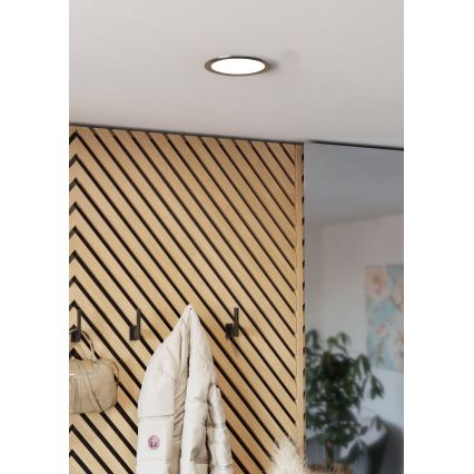 Eglo - Faretto da incasso LED/10,5W/230V 2700/4000/6500K Ø 16,8 cm cromo opaco