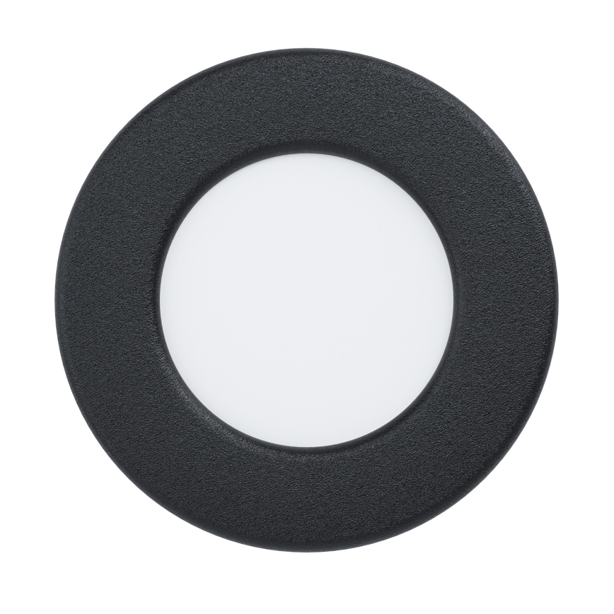 Eglo - Faretto da incasso per bagno LED/3,7W/230V 2700/4000/6500K Ø 8,8 cm IP44 nero