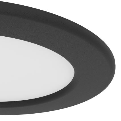 Eglo - Faretto da incasso per bagno LED/6,3W/230V 2700/4000/6500K Ø 11,9 cm IP44 nero