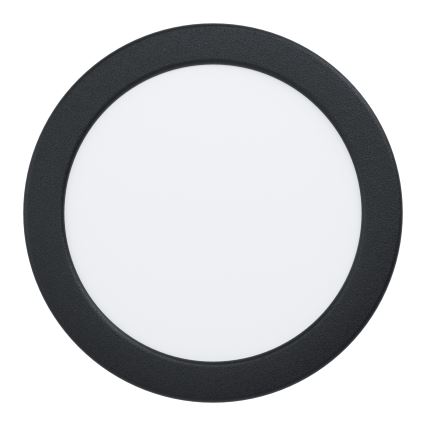 Eglo - Plafoniera LED da incasso per bagno LED/10,5W/230V 2700/4000/6500K Ø 16,8 cm IP44 nero