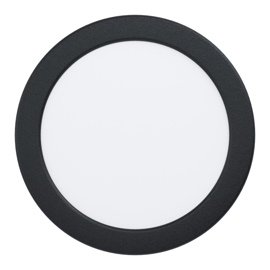 Eglo - Plafoniera LED da incasso per bagno LED/10,5W/230V 2700/4000/6500K Ø 16,8 cm IP44 nero