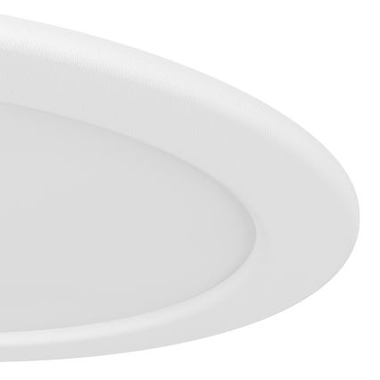 Eglo - Faretto da incasso a LED per bagno, 6,3W/230V, 2700/4000/6500K, Ø 11,9 cm, IP44, bianco