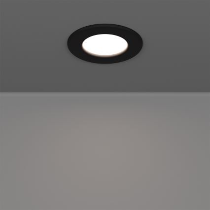 Eglo - SET da 3 faretti LED RGBW dimmerabili da incasso per bagno, LED 2,8W/230V, 2700–6500K, Ø 8,8 cm, IP44, nero