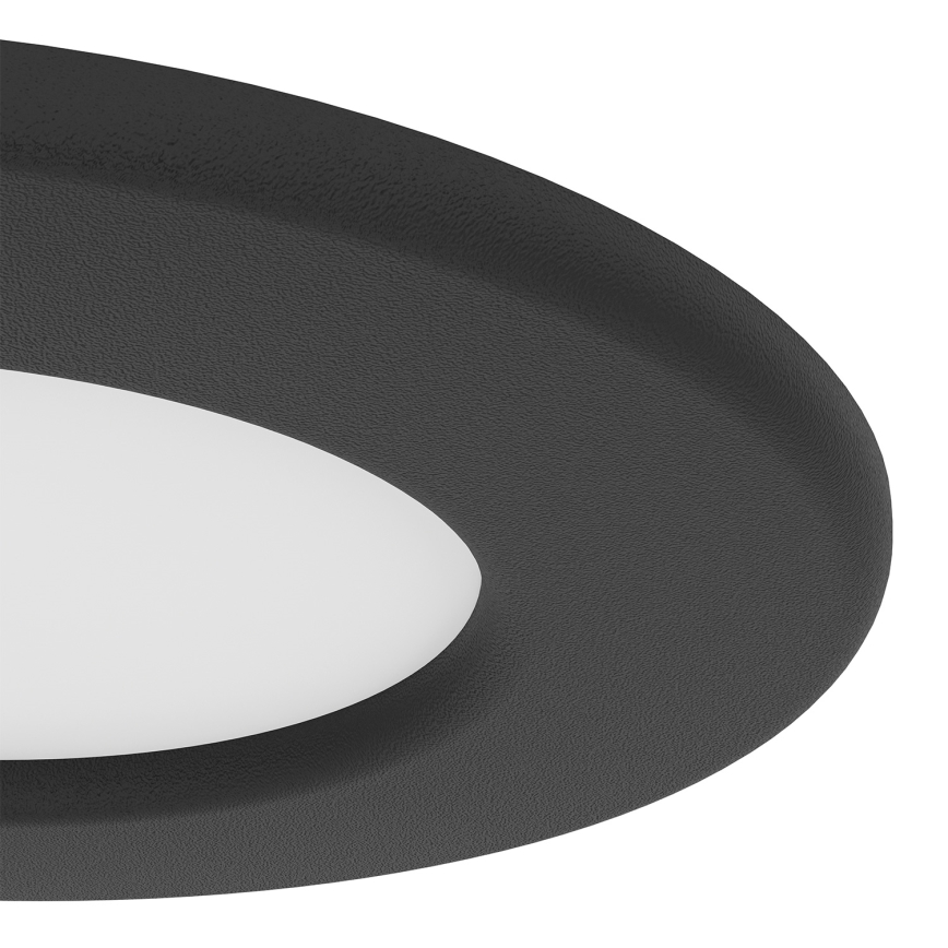Eglo - SET da 3 faretti LED RGBW dimmerabili da incasso per bagno, LED 2,8W/230V, 2700–6500K, Ø 8,8 cm, IP44, nero