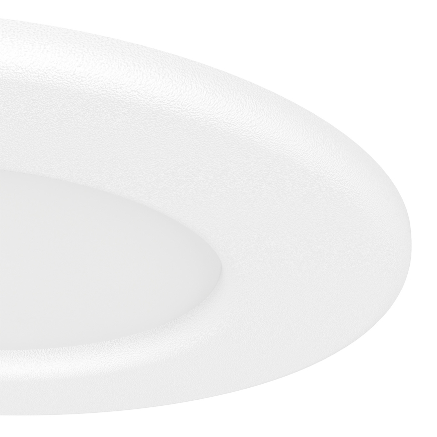 Eglo - Set da 3 faretti LED RGBW dimmerabili da incasso per bagno, 2,8 W, 230 V, 2700-6500 K, Ø 8,8 cm, IP44, bianco