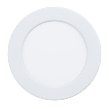 Eglo - Faretto da incasso per bagno LED RGBW dimmerabile, 5W, 230V, 2700-6500K, Ø 12 cm, IP44, bianco