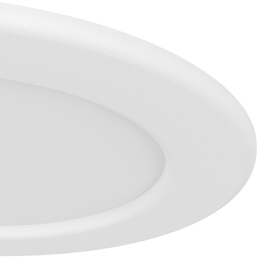 Eglo - Faretto da incasso per bagno LED RGBW dimmerabile, 5W, 230V, 2700-6500K, Ø 12 cm, IP44, bianco