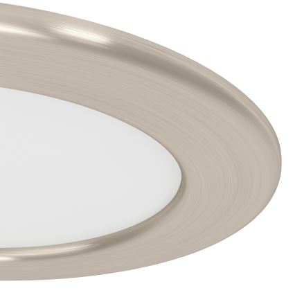 Eglo - Faretto da incasso LED RGBW dimmerabile per bagno LED/5W/230V 2700-6500K Ø 12 cm IP44 cromo opaco