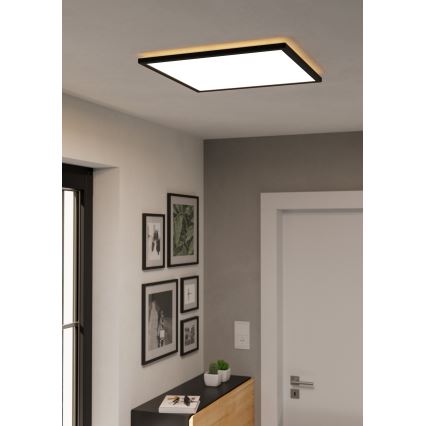 Eglo - Plafoniera LED da esterno LED/17W/230V 2700/4000/6500K 50x50 cm IP44 nero