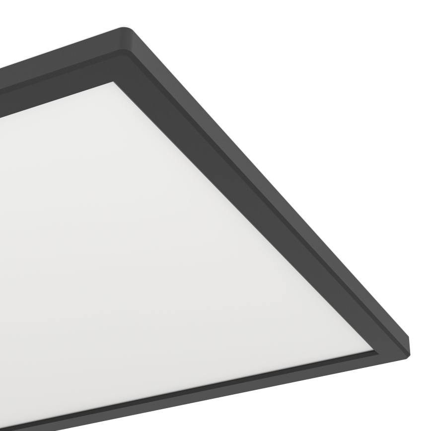 Eglo - LED Dimmerabile per esterni soffitto chiaro LED/17,6W/230V 2700-6500K 39x39 cm IP44 nero + telecomando