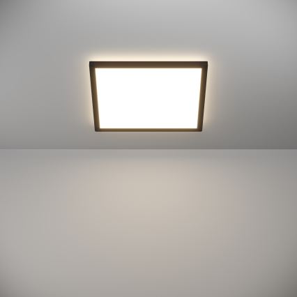 Eglo - LED Dimmerabile per esterni soffitto chiaro LED/17,6W/230V 2700-6500K 39x39 cm IP44 nero + telecomando