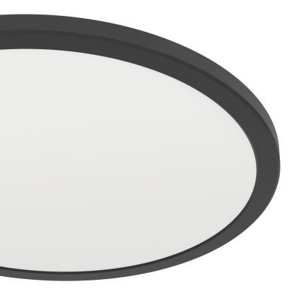 Eglo - LED RGBW Dimmerabile per esterni soffitto chiaro LED/18,5W/230V 2700-6500K diametro 38,9cm IP44 nero ZigBee