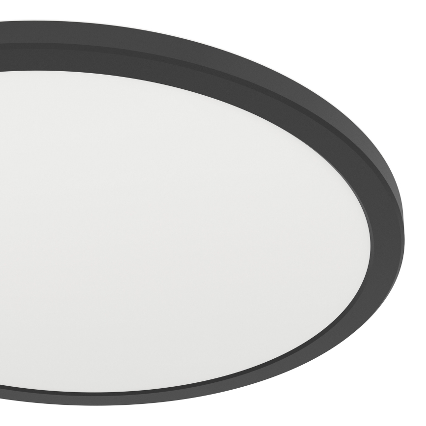 Eglo - LED RGBW Dimmerabile per esterni soffitto chiaro LED/18,5W/230V 2700-6500K diametro 38,9cm IP44 nero ZigBee