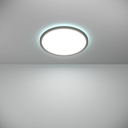 Eglo - LED RGBW Dimmerabile per esterni soffitto chiaro LED/18,5W/230V 2700-6500K diametro 38,9cm IP44 nero ZigBee