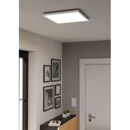 Eglo - Plafoniera da soffitto per bagno dimmerabile LED RGBW LED/17,6W/230V 2700-6500K 39x39 cm IP44 bianco ZigBee