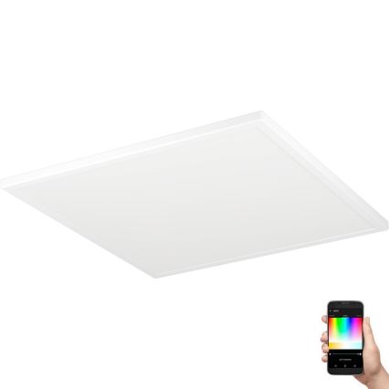 Eglo - LED RGBW Dimmerabile per esterni soffitto chiaro LED/17W/230V 2700-6500K 50x50 cm IP44 bianco ZigBee