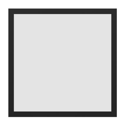 Eglo - Plafoniera da soffitto dimmerabile LED RGBW, 19W, 230V, 2700-6500K, 40x40 cm, nera