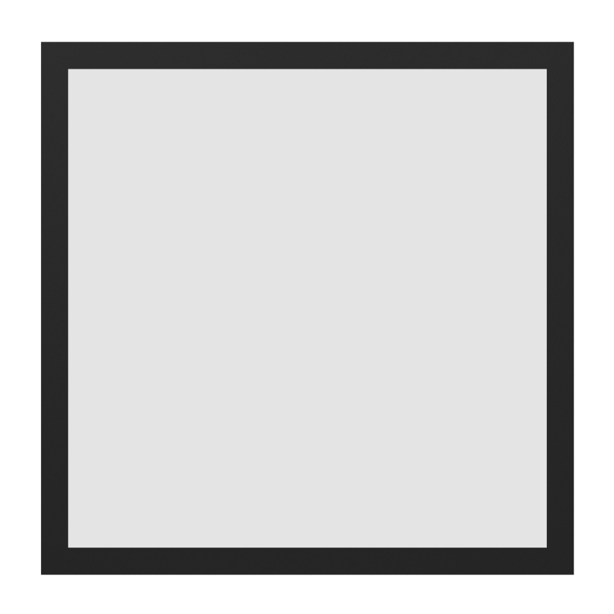 Eglo - Plafoniera da soffitto dimmerabile LED RGBW, 19W, 230V, 2700-6500K, 40x40 cm, nera