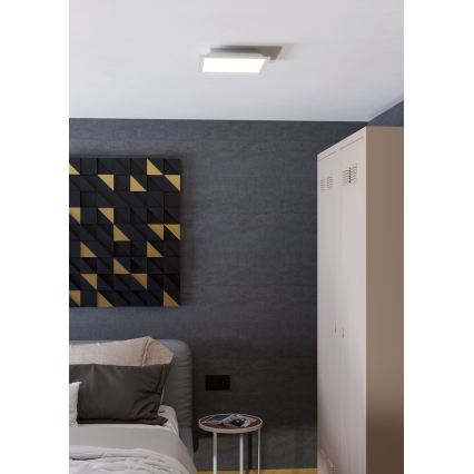 Eglo - Plafoniera LED RGBW dimmerabile LED/14W/230V 2700-6500K 30x30 cm bianca