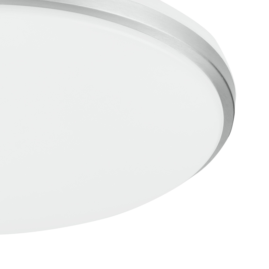 Eglo - Plafoniera LED da bagno 18W/230V 3000/4000/6500K Ø 34 cm IP54 cromo opaco