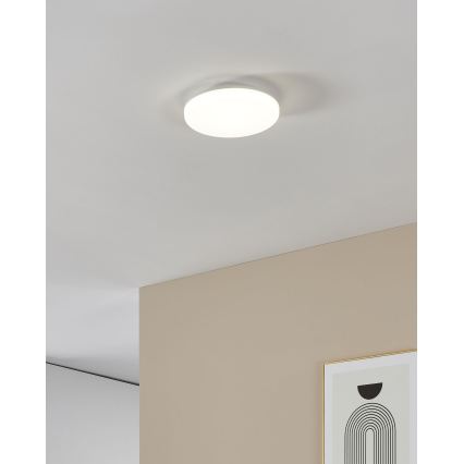 Eglo - Plafoniera LED da soffitto per bagno LED/16,5W/230V 2700/4000/6500K Ø 26 cm IP54 bianca