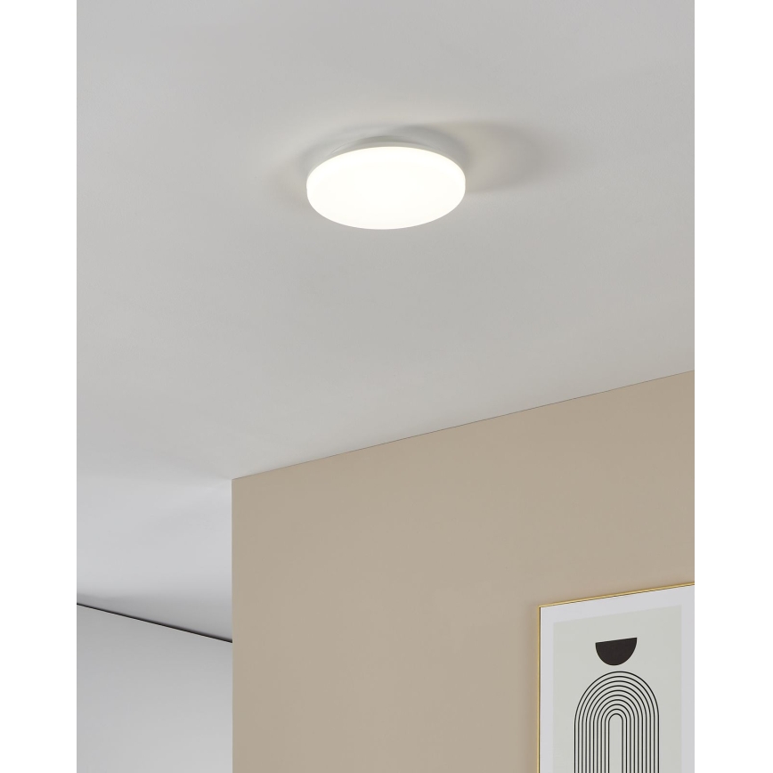 Eglo - Plafoniera LED da soffitto per bagno LED/16,5W/230V 2700/4000/6500K Ø 26 cm IP54 bianca
