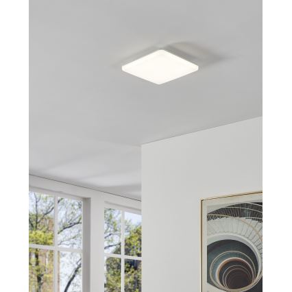 Eglo - Plafoniera da bagno LED/20W/230V 2700/4000/6500K 31x31 cm IP54 bianca